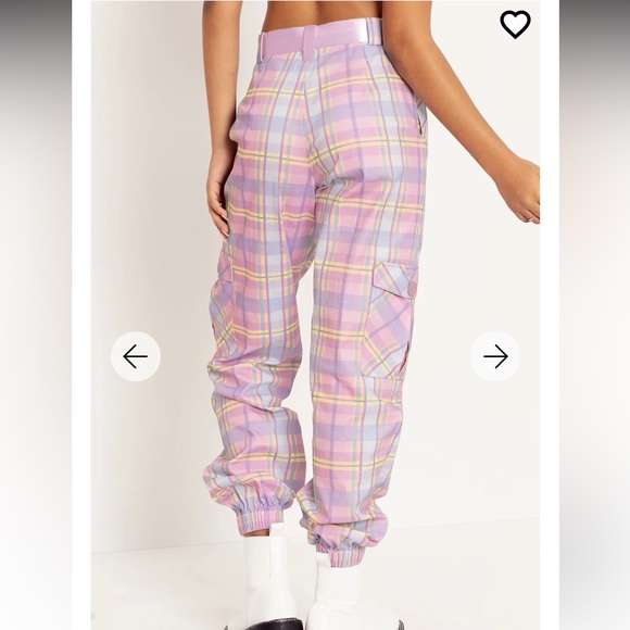 TARTAN CANDY CARGO PANTS LIMITED BLACKMILK SIZE 8 NWOT WITH BELT BM - Picture 5 of 8